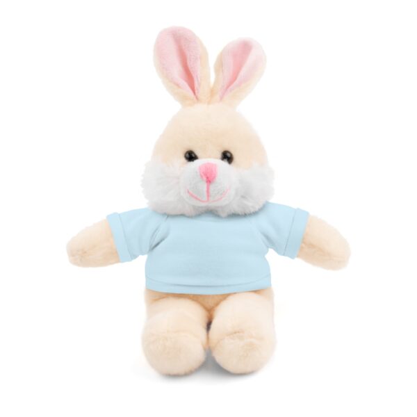 Customizable Stuffed Bunny with Tee - Image 5