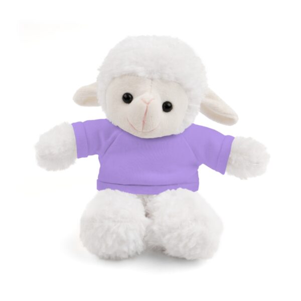Customizable Stuffed Sheep with Tee - Image 5