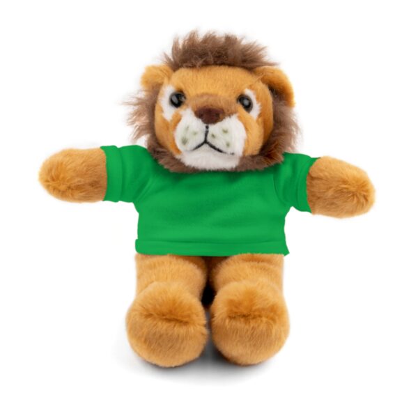 Customizable Stuffed Lion with Tee - Image 3