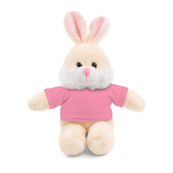 Customizable Stuffed Bunny with Tee - Image 9