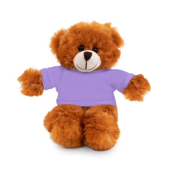 Customizable Stuffed Bear with Tee - Image 4