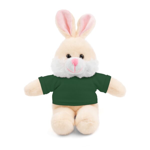Customizable Stuffed Bunny with Tee - Image 2
