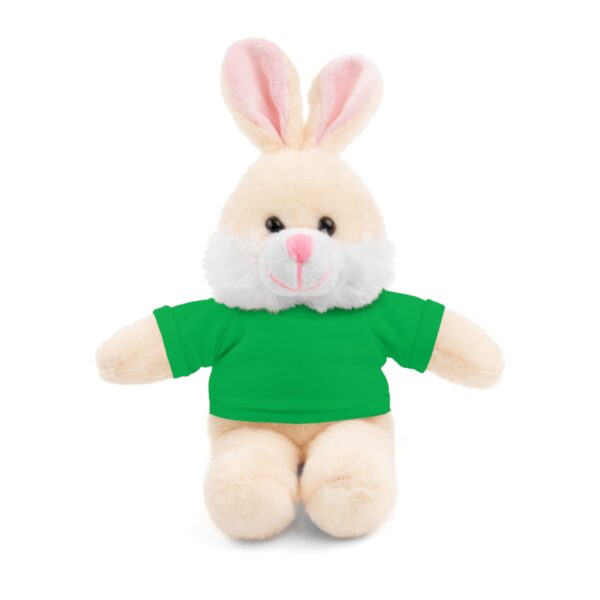 Customizable Stuffed Bunny with Tee - Image 3