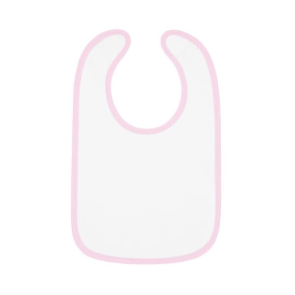 Stylish Baby Bib with Contrast Trim - Image 3