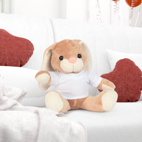 Plush Bunny with T-Shirt - Image 3