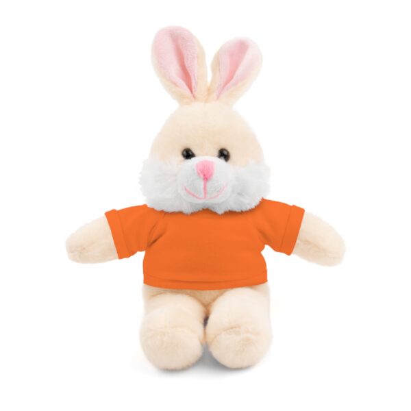 Customizable Stuffed Bunny with Tee - Image 8
