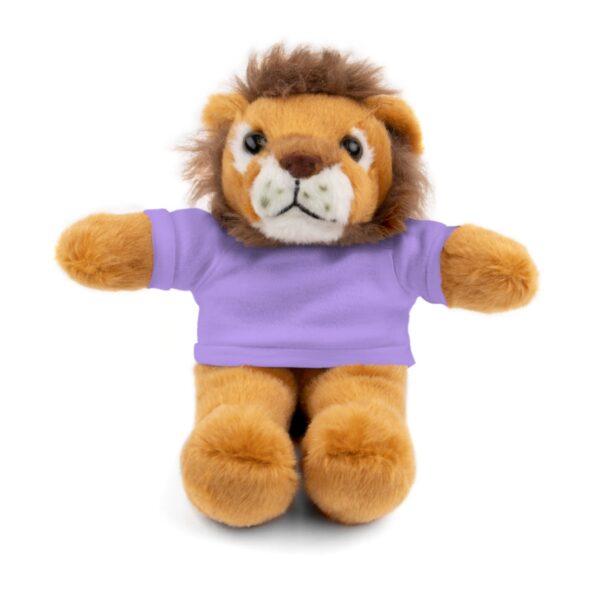 Customizable Stuffed Lion with Tee - Image 4