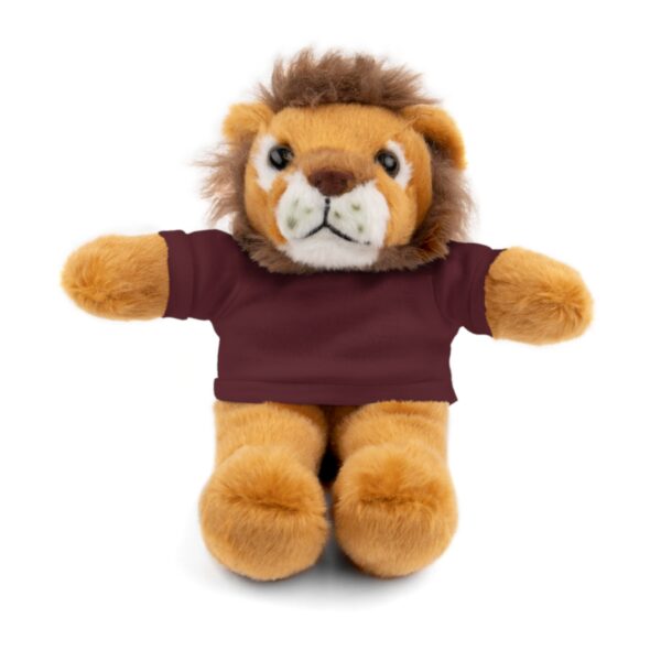 Customizable Stuffed Lion with Tee - Image 6