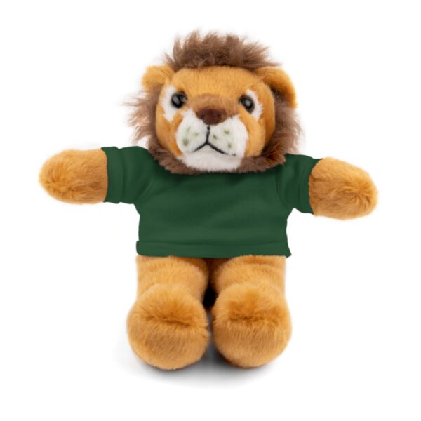 Customizable Stuffed Lion with Tee - Image 2