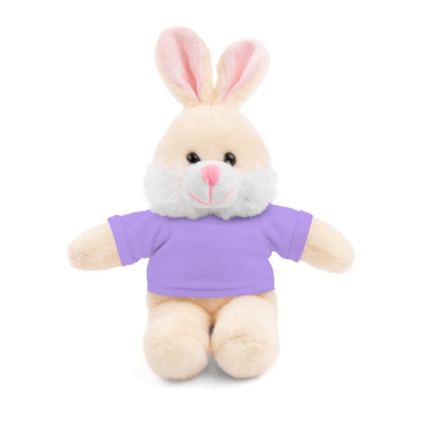 Customizable Stuffed Bunny with Tee - Image 4