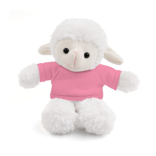 Customizable Stuffed Sheep with Tee - Image 2