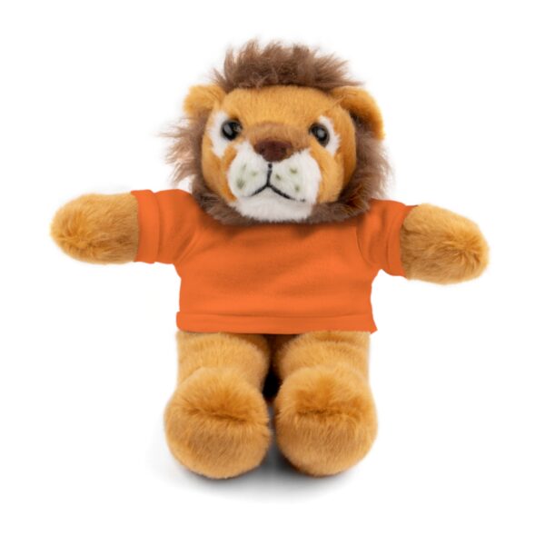 Customizable Stuffed Lion with Tee - Image 9